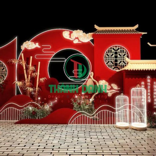 Backdrop Trang Trí Sân Khấu Giỗ Tổ Hùng Vương Đẹp Giá Rẻ