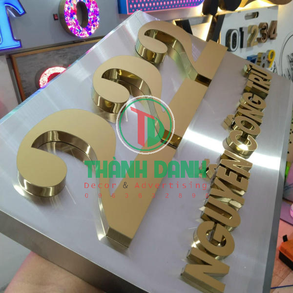 Các loại gia công chữ đẹp, phổ biến hiện nay