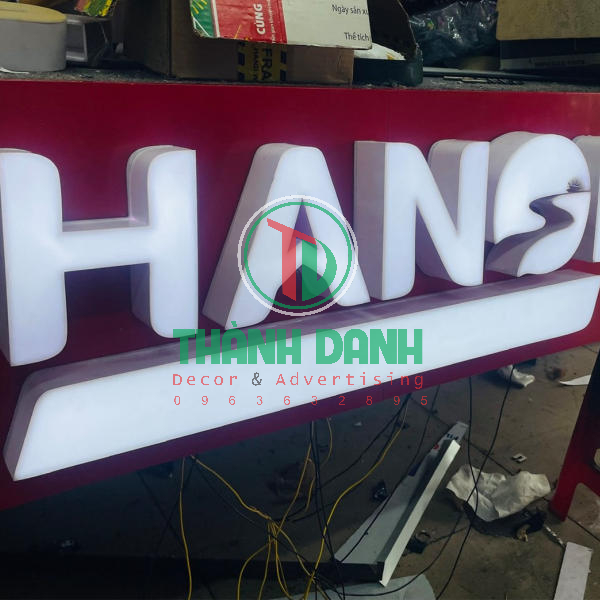 Gia công chữ nổi formex