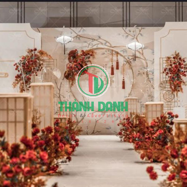 Làm backdrop Giỗ Tổ Hùng Vương lễ cưới