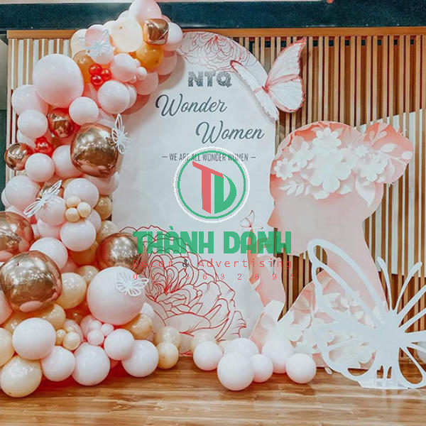 Làm backdrop Giỗ Tổ Hùng Vương lễ phụ nữ