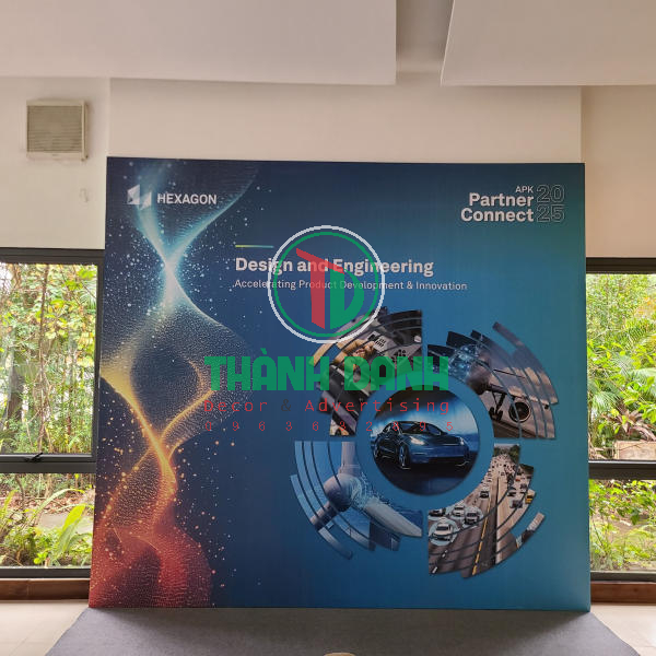 Làm backdrop Giỗ Tổ Hùng Vương lễ ra mắt sản phẩm