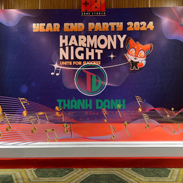 Làm backdrop Giỗ Tổ Hùng Vương tiệc chia tay