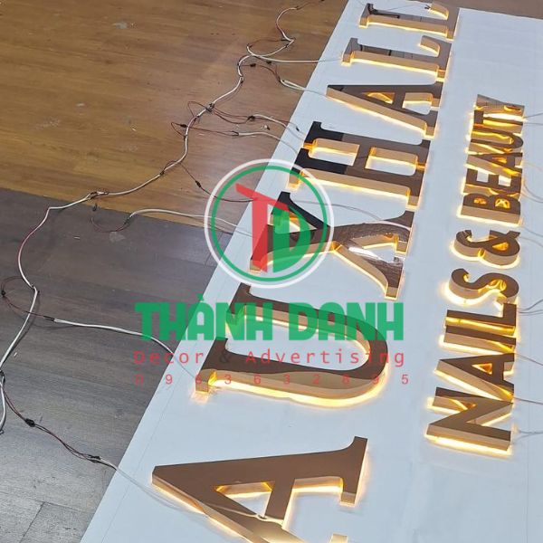 Quy trình gia công chữ nhôm chuyên nghiệp