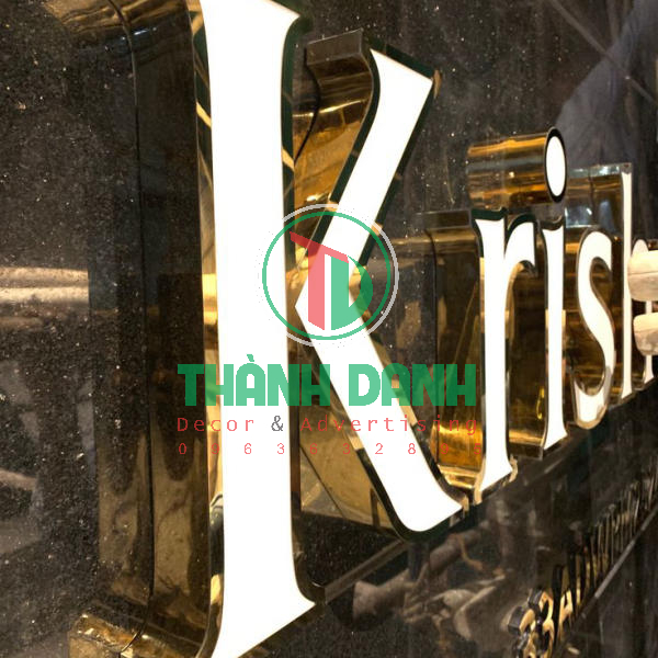 Tại sao chữ nhôm có gờ lại được ưa chuộng?