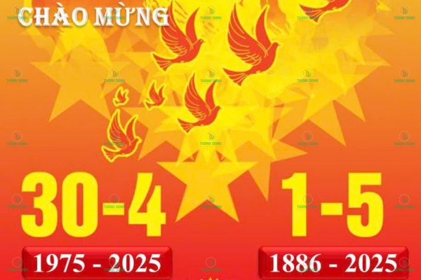 Báo giá gia công mẫu backdrop 30/4 1/5 giá rẻ