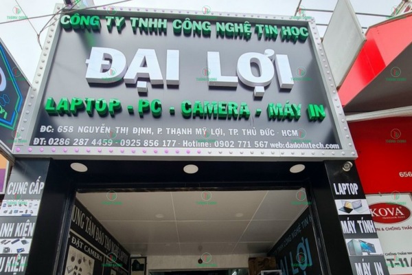 Chọn đơn vị thi công thiếu kinh nghiệm dẫn đến bảng hiệu xuống cấp sớm