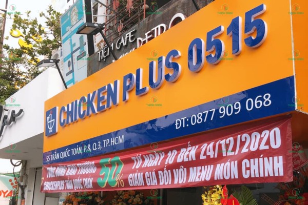 Quy trình làm bảng hiệu Alu giá rẻ quận 3 tại Thành Danh Adv