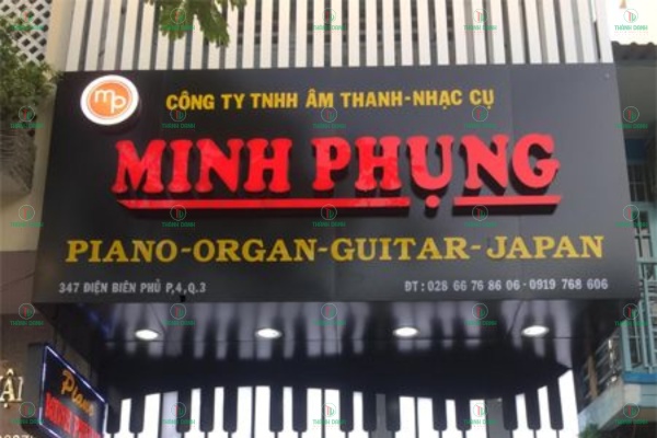 Kết hợp linh hoạt sang trọng khi làm bảng hiệu Alu giá rẻ Quận 1