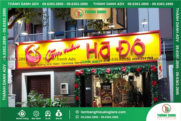 Bảng báo giá làm bảng hiệu Alu giá rẻ quận 10 mới nhất hiện nay 2025