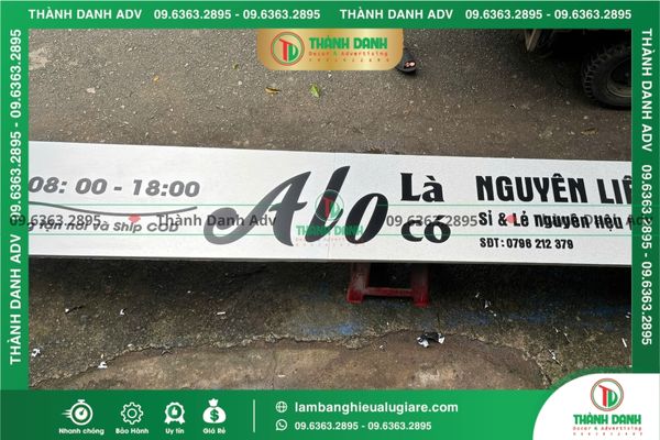 Làm bảng hiệu Alu giá rẻ Quận 5 biển báo chỉ dẫn, bảng nội quy, bảng giới thiệu dự án 