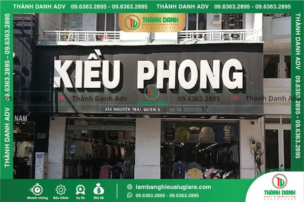 Nghiệm thu công trình & bảo hành bảng hiệu Alu