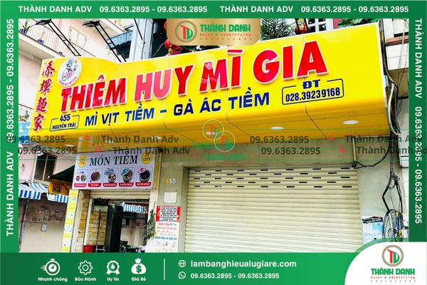 Quy trình làm bảng hiệu Alu giá rẻ Quận 5 nhanh chóng, chuyên nghiệp