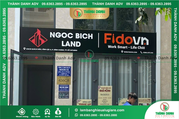 Quy trình làm bảng hiệu Alu giá rẻ Quận 7 lấy liền