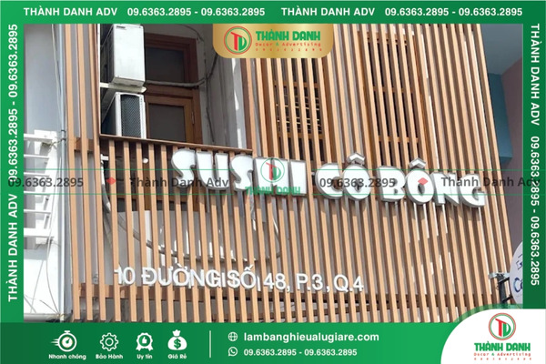 Thi công nhanh chóng, phù hợp nhiều mặt bằng kinh doanh