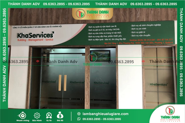 Thiết kế bảng hiệu Alu 2D/3D theo yêu cầu